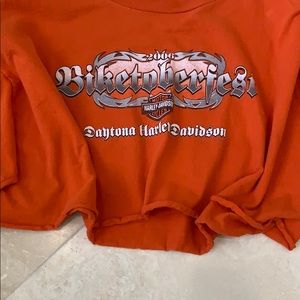 Harley-Davidson Tops - Harley cropped shirt Harley-Davidson Tops - Harley cropped shirt
